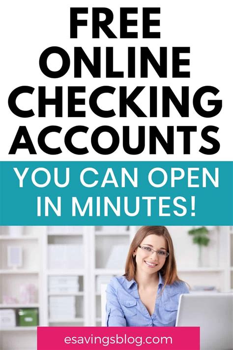 Free Checking Accounts With No Monthly Fees That You Can Open Today! - Esavingsblog