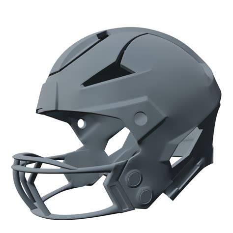 STL file Football Helmet Riddell Axiom 🏈・3D print design to download・Cults