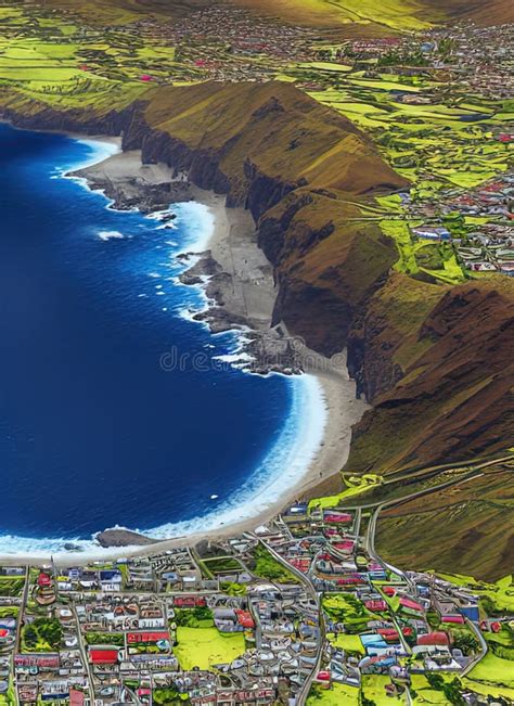 Edinburgh of the Seven Seas,Tristan Da Cunha,Saint Helena Stock Image ...