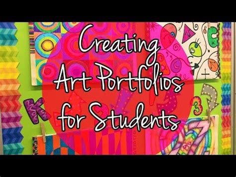 Teacher Tip#1: Creating Student Art Portfolios | Art portfolio, Art ...