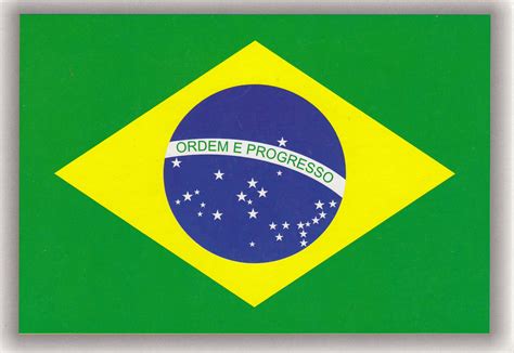 National Flag of Brazil – My collection of Postcards from the world