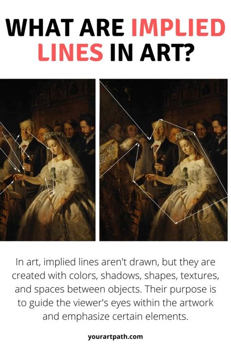 What Are Implied Lines in Art And How To Use Them (+Examples) - YourArtPath