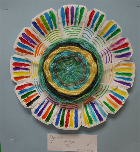 Inga's Art Room: paper plate weaving