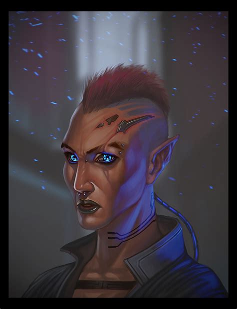 ArtStation - Shadowrun elve, Ángel Alonso Miguel | Shadowrun, Character ...