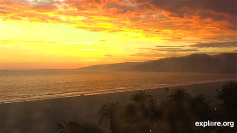 Sunset - Santa Monica Beach and Pier - Santa Monica, California | By ...