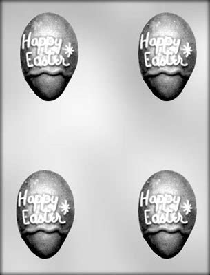 3" HAPPY EASTER EGG CHOCOLATE CANDY MOLD - Cake Decorating Supplies ...