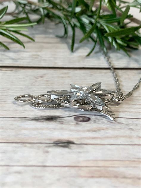 LOTR Arwen Evenstar Elven Necklace Arwen Necklace Evenstar | Etsy