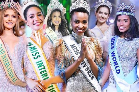 Winners of the Major International Beauty Pageants of 2019