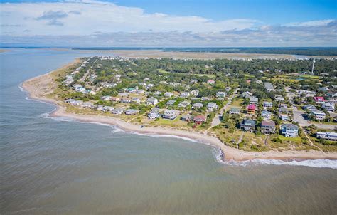 aerial view of Edisto Island, sc