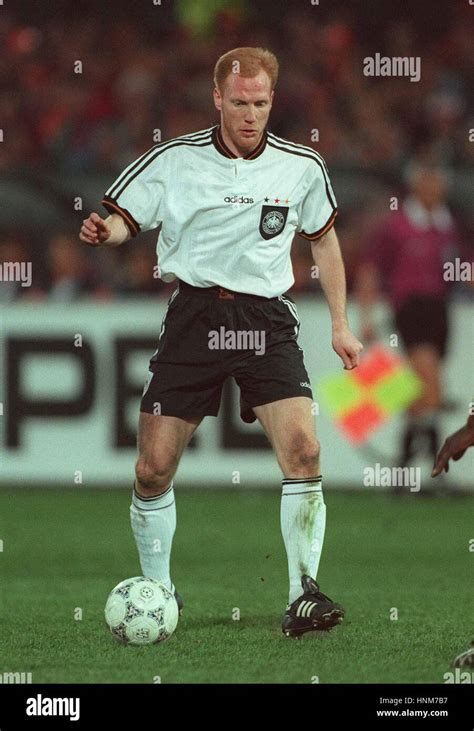 MATTHIAS SAMMER GERMANY & BORUSSIA DORTMUND FC 29 April 1996 Stock ...