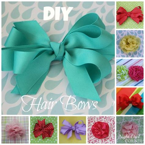 10 DIY Hair Bow Tutorials for Girls - Pretty Designs