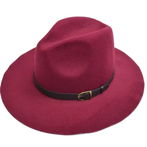 Aliexpress.com : Buy Ladies Wool Felt Hat Women Wide Brim Ribbon Warm Wool Blend Felt Hat Bowler ...