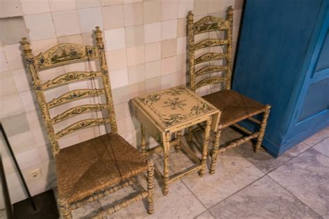 Antique kitchen chairs and table | Van Loon House, Amsterdam… | Flickr