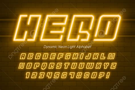 Neon Light Alphabet Vector Design Images, Dynamic Neon Light 3d ...