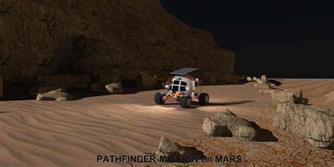 Pathfinder Mission on Mars by davidfly on DeviantArt