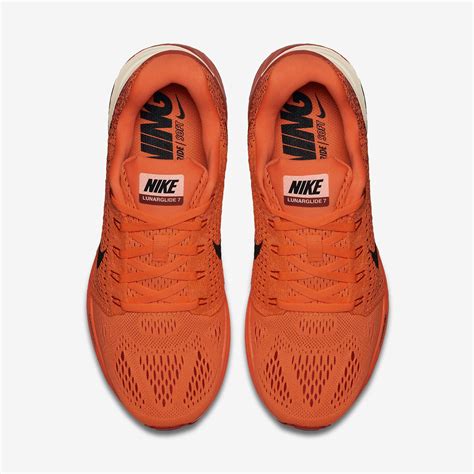 Nike Womens LunarGlide 7 Running Shoes - Orange - Tennisnuts.com