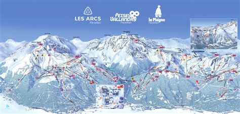 La Plagne Piste Map Free downloadable piste maps.