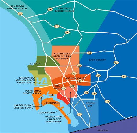 San Diego County Map Pdf - Cities And Towns Map