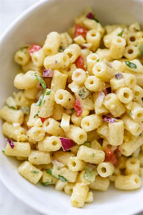 THE BEST Classic Macaroni Salad | foodiecrush.com