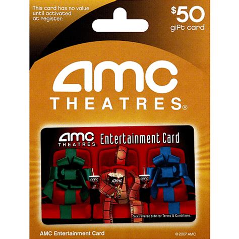 Amc Theatres Gift Card 2003