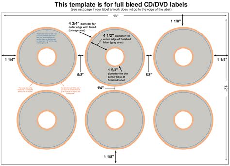 Free CD Label Template - PDF | 128KB | 2 Page(s)