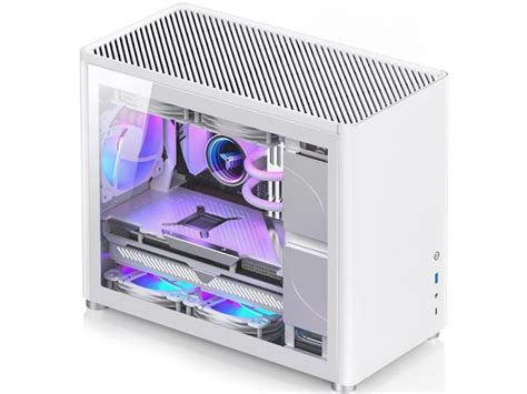 JONSBO D30 WHITE Mini Micro ATX Tower Computer Case, Aluminum/Steel ...