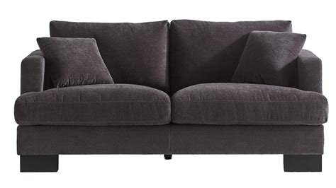 Empress 2-Seater Fabric Sofa - Licorice | Harvey Norman