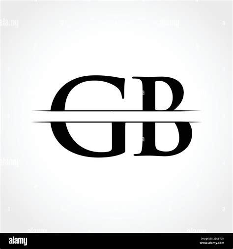 GB letter Type Logo Design vector Template. Abstract Letter GB logo Design Stock Vector Image ...