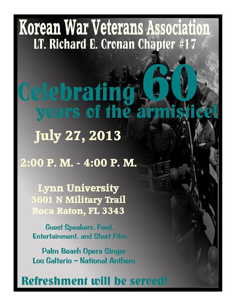 RAD Event Production, Inc.: Korean War Veterans Association LT. Richard E. Cronan Chapter #17 ...