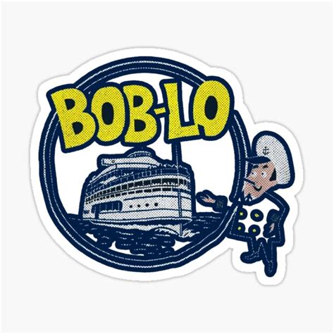 "THE BOBLO AMUSEMENT PARK DETROIT SHIRT AND STICKER" Sticker by ...