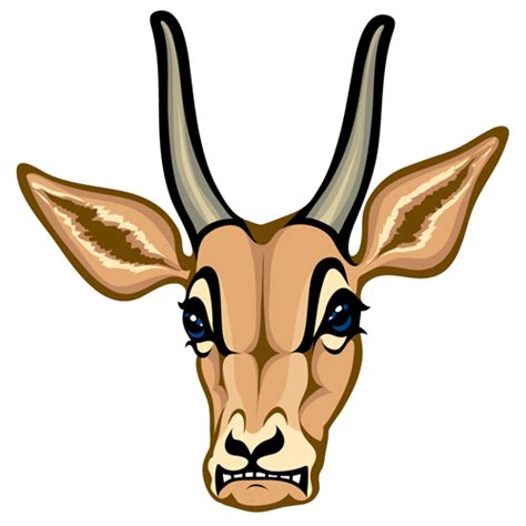 Antelope head (Mascot Illustrations)