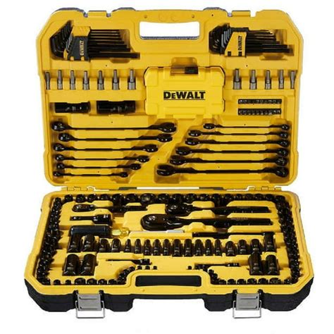 DEWALT 176-Piece Mechanics Tool Set, Black Chrome Finish - Walmart.com ...