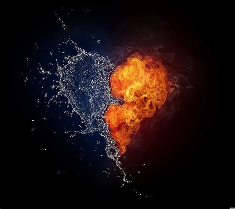 Fire Water Wallpaper