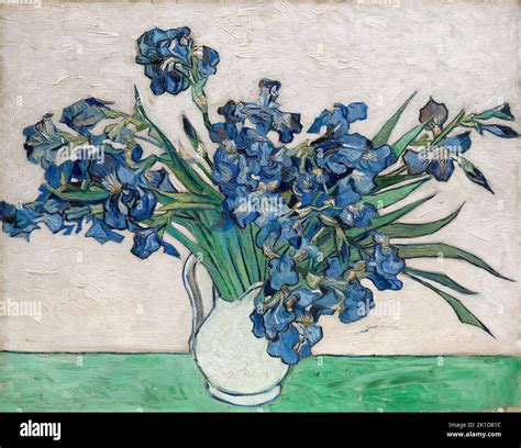 Irises,Vincent van Gogh. 1890 Stock Photo - Alamy