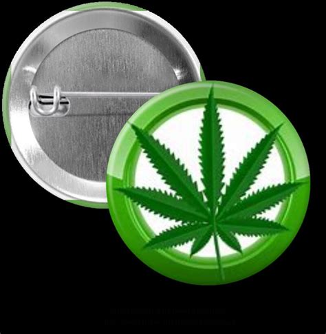 Marijuana Button 1.25 | Etsy