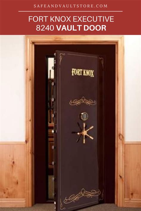 Fort Knox Executive 8240 Outswing Vault Door | Vault doors, Fort knox, Safe door