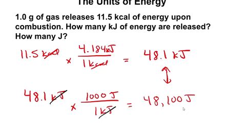 How To Find Joules In Chemistry