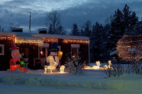 Magic Christmas lights in Sweden Photograph by Tamara Sushko - Fine Art America