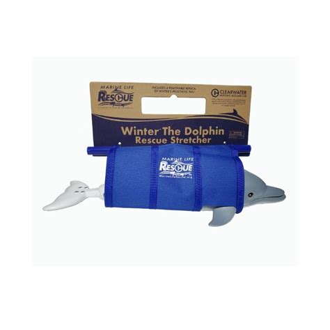 Winter The Dolphin Replica in Marine Life Rescue Stretcher