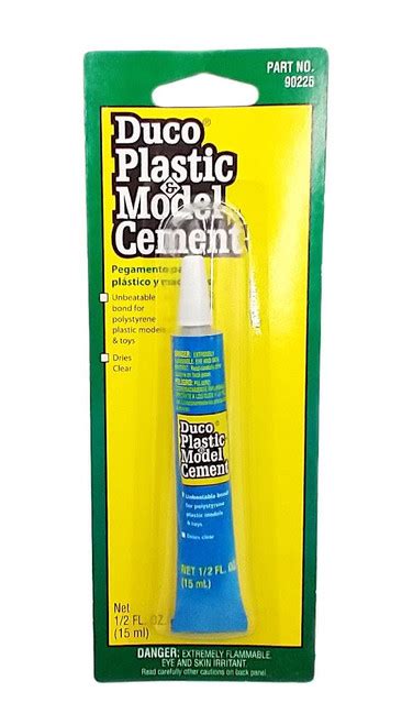 Duco Plastic and Model Cement Glue 0.5 oz. - Retro Hobby