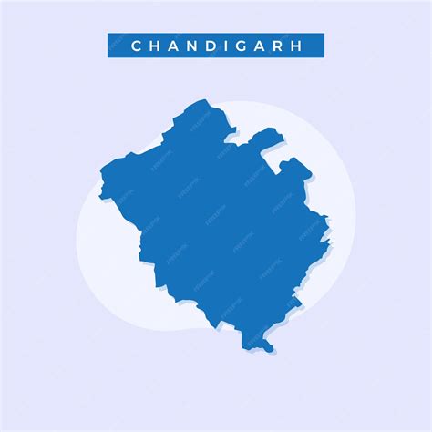 Premium Vector | National map of chandigarh, chandigarh map vector ...