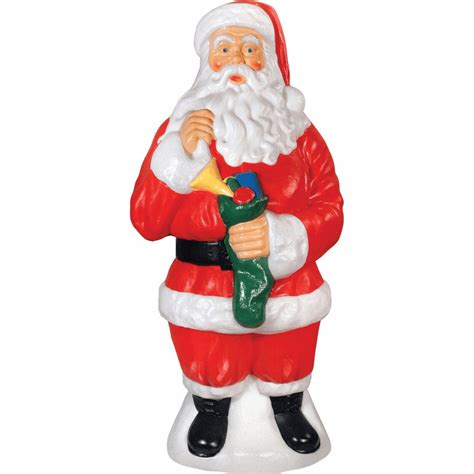 Home for the Holidays Blow Mold Traditonal Santa Christmas Decoration Plastic 40 in. - Walmart ...