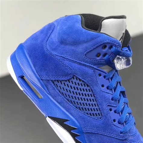 Air Jordan 5 Blue Suede 136027-401 Release Date - Sneaker Bar Detroit