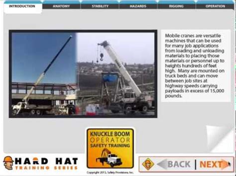 Online Knuckle Boom Truck Safety Training - YouTube