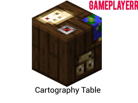 MINECRAFT CARTOGRAPHY TABLE