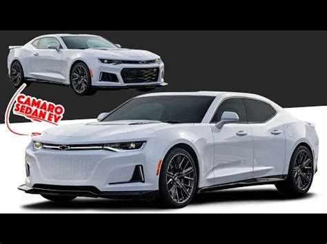 Chevrolet Camaro Becomes Tesla-Fighting Four-Door EV in Digital Rendering - autoevolution