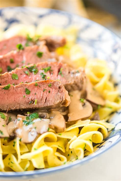 Easy Beef Stroganoff Recipe with Butter Noodles