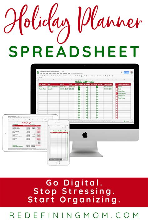 Holiday Planning Spreadsheet for The Ultimate Holiday Planner Spreadsheet — db-excel.com