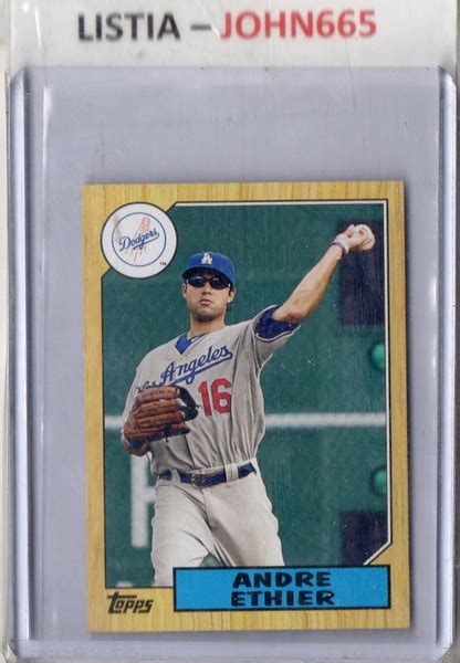 ANDRE ETHIER - 2012 TOPPS MINI (1987 STYLE) #TM-30 - MINT - DODGERS - FREE S/H | Baseball cards ...