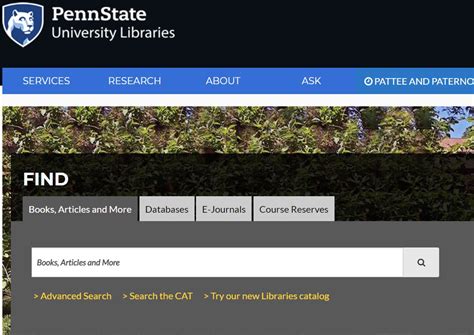 Key resources found on the Penn State University Libraries website - Penn State World Campus Blog